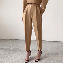  Fall 2020 Casual Khaki Two Piece Suit