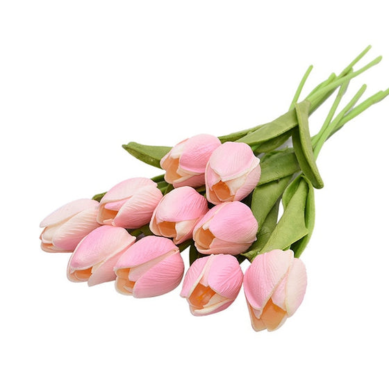 10PCS Tulip Artificial Flower Real Touch