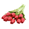 10PCS Tulip Artificial Flower Real Touch