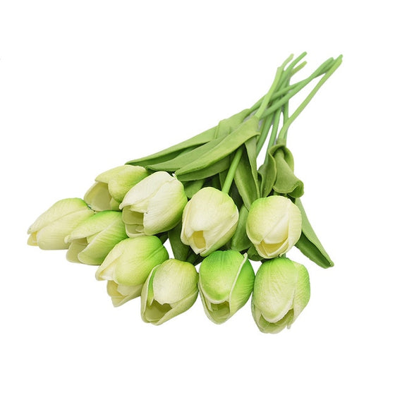 10PCS Tulip Artificial Flower Real Touch