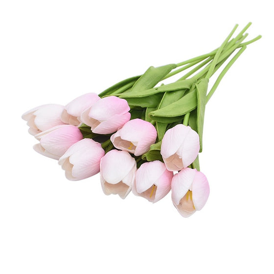 10PCS Tulip Artificial Flower Real Touch