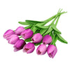 10PCS Tulip Artificial Flower Real Touch