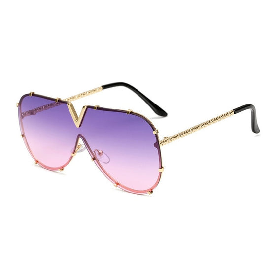 Unisex Oversized Designer Sunglasses