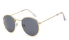 Unisex Retro Oval Sunglasses