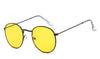 Unisex Retro Oval Sunglasses