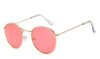 Unisex Retro Oval Sunglasses