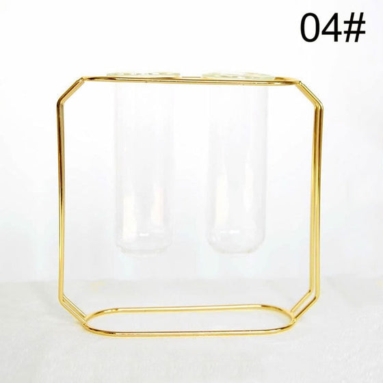 2020 Modern Nordic Golden Glass Vase