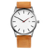 Men's Leather Quartz Watch