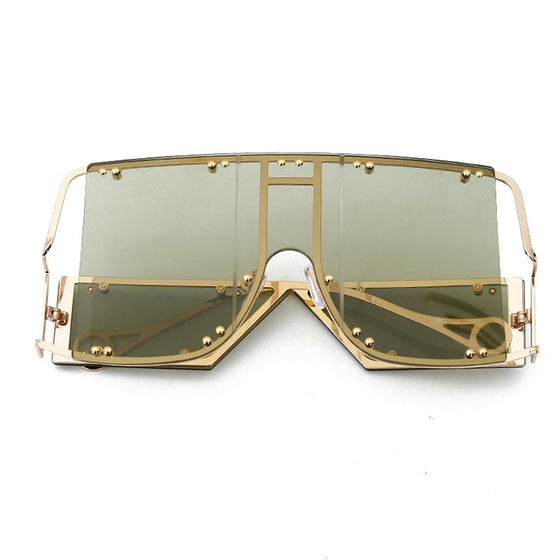 2020 Unisex Oversized Mirror Sunglasses