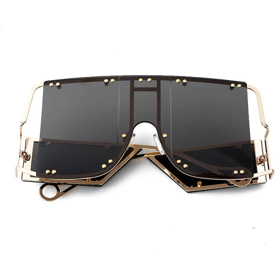 2020 Unisex Oversized Mirror Sunglasses