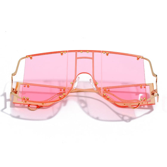 2020 Unisex Oversized Mirror Sunglasses