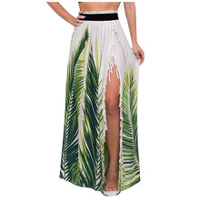  High Waist Boho Maxi Skirt Floral Print